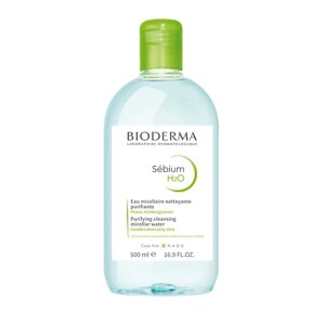 BIODERMA Мицеллярная вода очищающая для жирной и проблемной кожи лица Sebium 500.0