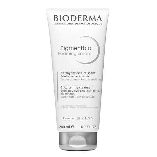 BIODERMA Осветляющий и очищающий крем против гиперпиментации кожи лица Pigmentbio 200.0 от компании Admi - фото 1