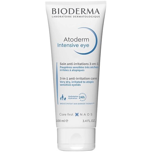 BIODERMA Уход 3-в-1 для сухой, чувствительной, раздраженной и атопичной кожи век Atoderm Intensive 100.0 от компании Admi - фото 1