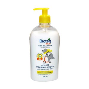 BIOTEQ Детское крем-мыло жидкое для мытья рук и тела 500.0