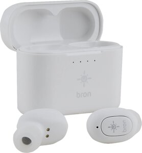 Bluetooth-гарнитура Bron BRN-TWS1-WT, белая