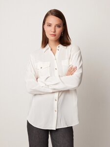 Блуза с карманами (44)