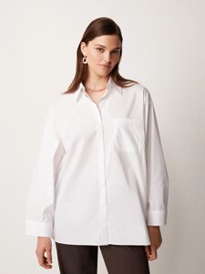 Блуза с объемными рукавами (48)