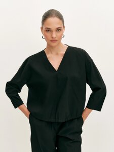 Блуза с V-вырезом (50)
