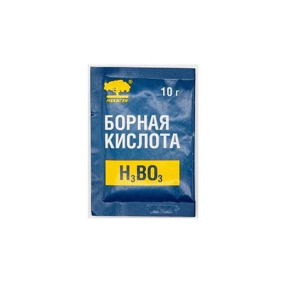 Борная кислота чистящее средство по уходу за оптикой порошок 10г от компании Admi - фото 1