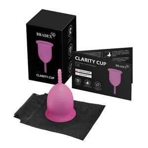 BRADEX Менструальная чаша Clarity Cup L