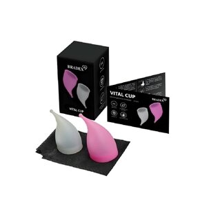 BRADEX Набор менструальных чаш Vital Cup (S+L)
