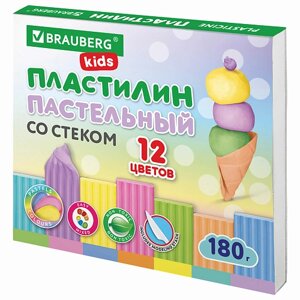 BRAUBERG Пластилин классический KIDS