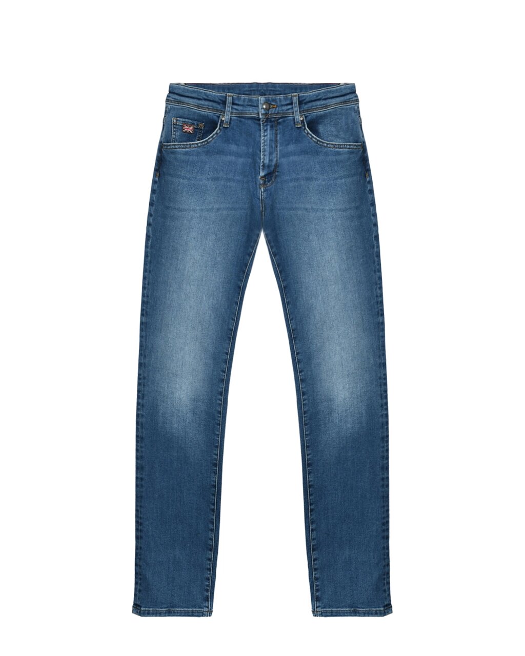 Брюки джинсовые выбеленные зауженные Hackett London от компании Admi - фото 1