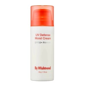 BY WISHTREND Крем для защиты от ультрафиолета UV Defense Moist Cream SPF 50+ PA 50.0