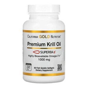 California GOLD nutrition масло криля премиум-класса с superba2 1000 мг