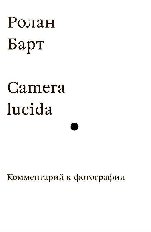 Camera lucida. Комментарий к фотографии от компании Admi - фото 1
