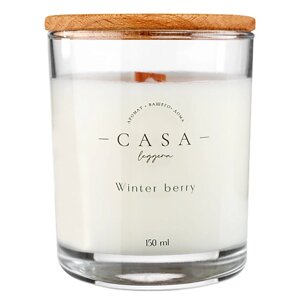 CASA LEGGERA Свеча в стекле Winter berry 150