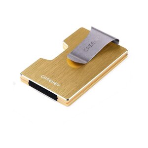 Casekey RFID Блокирующая визитная карточка, металлическая банка из углеродного волокна, держатель для кредитной карты, а