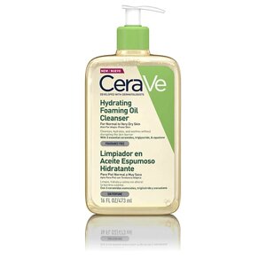 Cerave гидрофильное масло для сухой и нормальной кожи hydrating foaming OIL cleanser 473.0