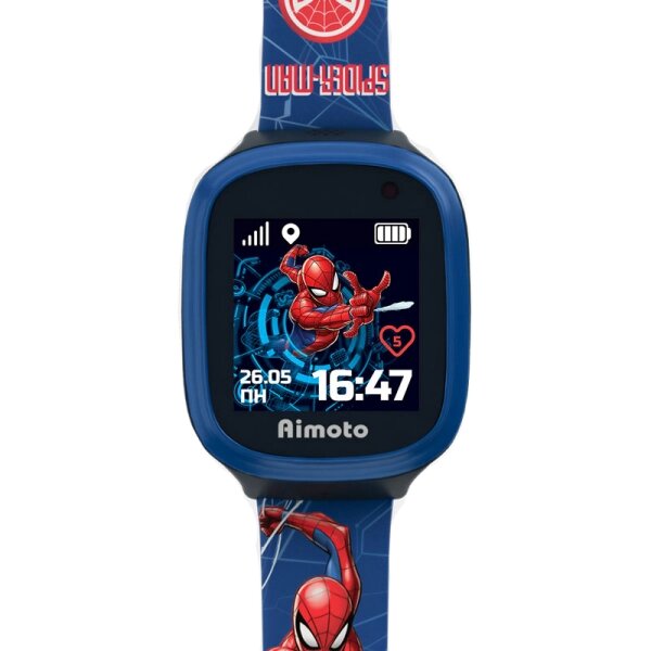Часы-телефон Aimoto Marvel детские, "человек паук" от компании Admi - фото 1