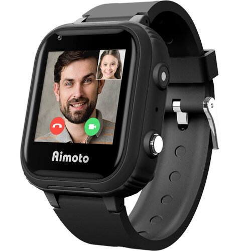 Часы-телефон Aimoto Pro V. 2 4G детские, черные