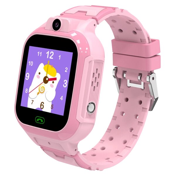 Часы-телефон Fontel детские KidsWatch 4G Active, розовый от компании Admi - фото 1