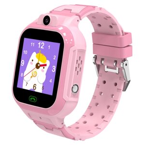 Часы-телефон Fontel детские KidsWatch 4G Active, розовый