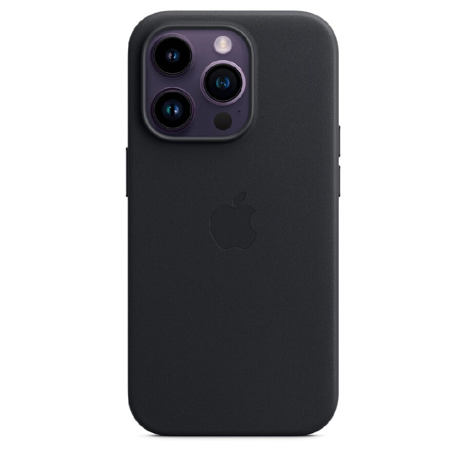 Чехол Apple iPhone 14 Pro Leather Case with MagSafe - Midnight/Темноя ночь (EAC) от компании Admi - фото 1