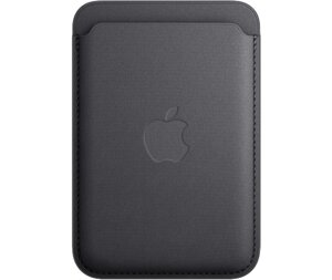 Чехол-бумажник Apple MagSafe для iPhone, микротвил, черный (MT2N3ZM/A)