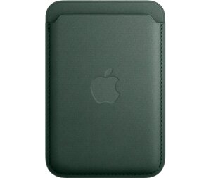 Чехол-бумажник Apple MagSafe для iPhone, микротвил, зеленый (MT273ZM/A)
