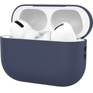 Чехол Deppa для футляра наушников Apple AirPods Pro 2, силикон, синий