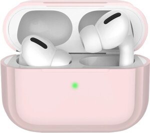 Чехол Deppa для футляра наушников Apple AirPods Pro, силикон, розовый