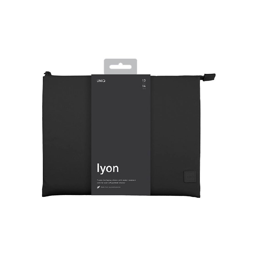 Чехол для ноутбука 14 Uniq Lyon Laptop Sleeve черный от компании Admi - фото 1
