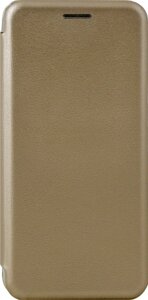 Чехол-книжка Deppa для Samsung Galaxy A8, кожзам, золотистый