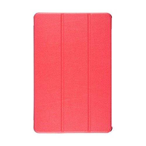 Чехол-книжка для Samsung Galaxy Tab S8/S7 на пластиковом основании красный