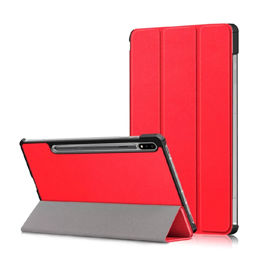 Чехол-книжка для Samsung Galaxy Tab S8/S7 (T870/T875) красный от компании Admi - фото 1