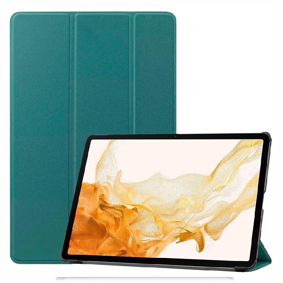 Чехол-книжка для Samsung Galaxy Tab S9+ зеленый от компании Admi - фото 1