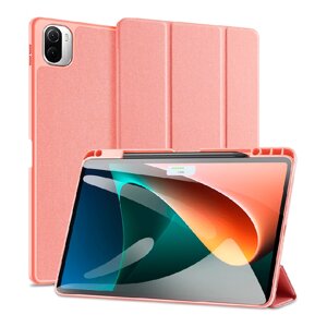 Чехол-книжка DUX DUCIS Domo Series для Samsung Galaxy Tab S8/S7 с отделением под стилус розовая