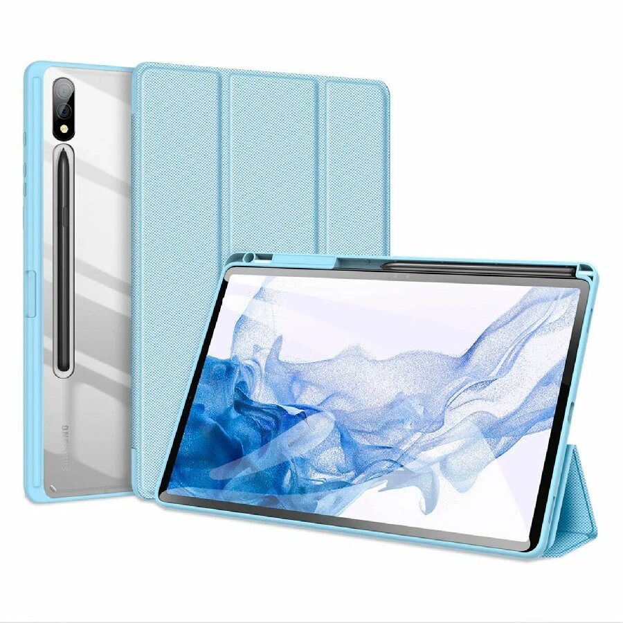 Чехол книжка DUX DUCIS Toby Series для Samsung Galaxy Tab S9+ голубая от компании Admi - фото 1