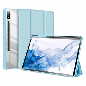 Чехол книжка DUX DUCIS Toby Series для Samsung Galaxy Tab S9+ голубая