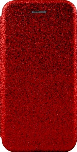Чехол-книжка Gresso Glitter для Apple iPhone 7/8, пластик, красный