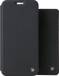 Чехол-книжка + обложка на паспорт FashionTouch для Honor 7A, полиуретан, черный