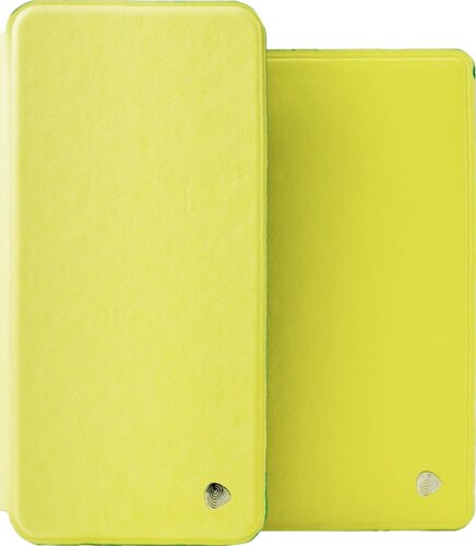 Чехол-книжка + обложка на паспорт FashionTouch для Honor 7A, полиуретан, жёлтый