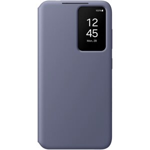 Чехол-книжка Samsung Smart View Wallet Case для Galaxy S24+полиуретан, фиолетовый (EF-ZS926CVEGRU)