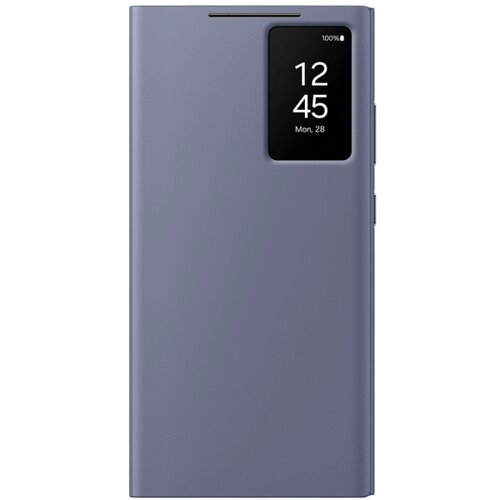 Чехол-книжка Samsung Smart View Wallet Case для Galaxy S24 Ultra, полиуретан, фиолетовый (EF-ZS928CVEGRU)