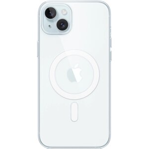 Чехол-крышка Apple Clear Case with MagSafe для Apple iPhone 15 Plus, силикон, прозрачный (MT213ZM/A)