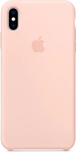 Чехол-крышка Apple для iPhone XS Max, силикон, розовое золото (MTFD2)