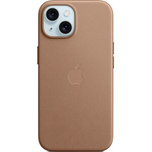 Чехол-крышка Apple FineWoven Case with MagSafe для Apple iPhone 15, бежевый (MT3C3)