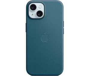 Чехол-крышка Apple FineWoven Case with MagSafe для Apple iPhone 15, синий (MT3G3)