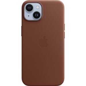Чехол-крышка Apple MagSafe для iPhone 14, кожа, коричневый (MPP73)