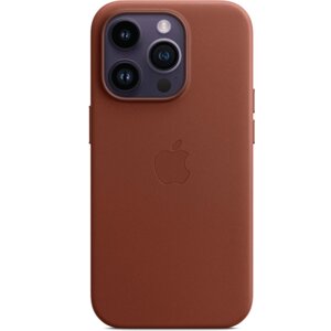 Чехол-крышка Apple MagSafe для iPhone 14 Pro, кожа, коричневый (MPPK3)