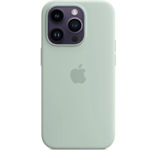 Чехол-крышка Apple MagSafe для iPhone 14 Pro, силикон, светло-зеленый (MPTL3)