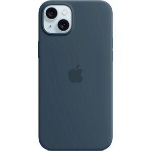 Чехол-крышка Apple Silicone Case with MagSafe для Apple iPhone 15 Plus, силикон, синий (MT123ZM/A)