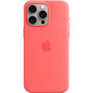 Чехол-крышка Apple Silicone Case with MagSafe для Apple iPhone 15 Pro Max, силикон, оранжевый (MT1V3ZM/A)
